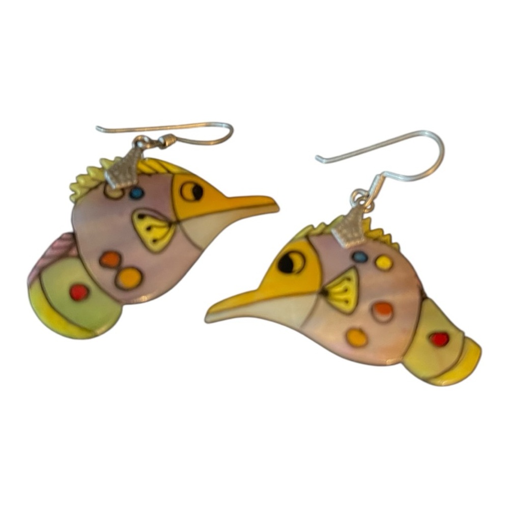 Colorful Fish Earrings - Picture 4 of 6